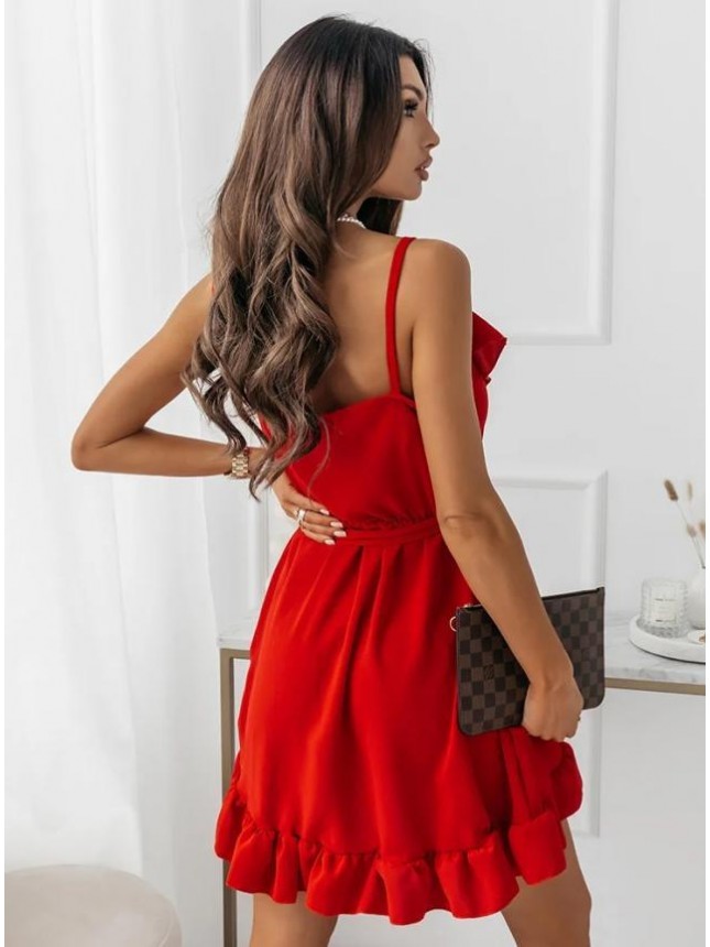 V-Neck Sleeveless Strap Dress