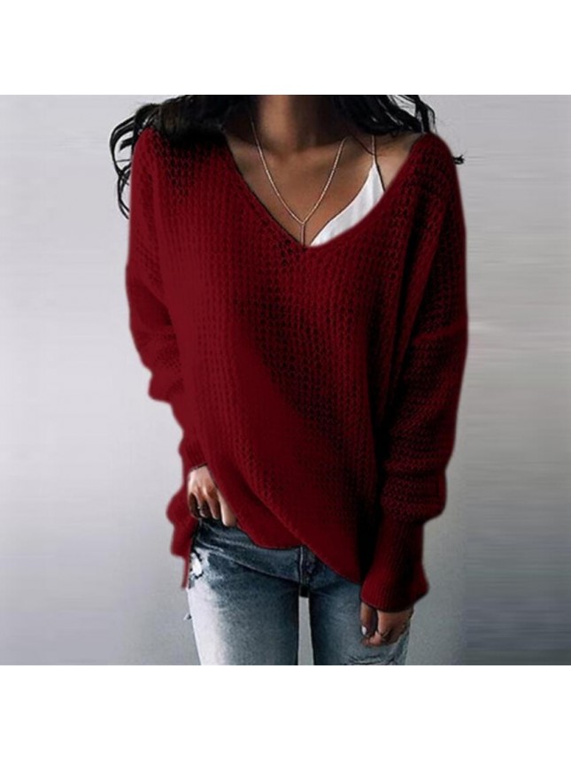 Solid color long section sweater fashion outfits