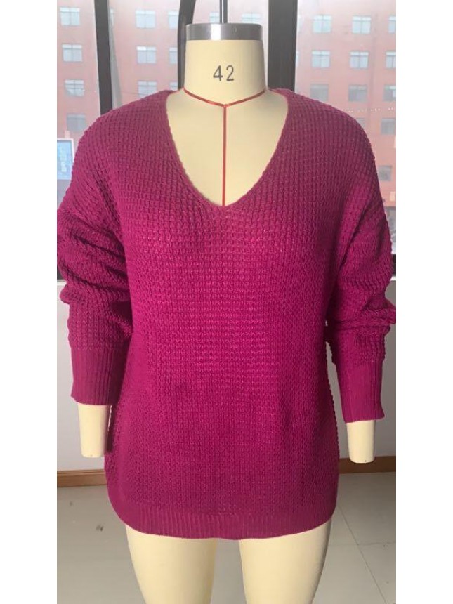 Solid color long section sweater fashion outfits