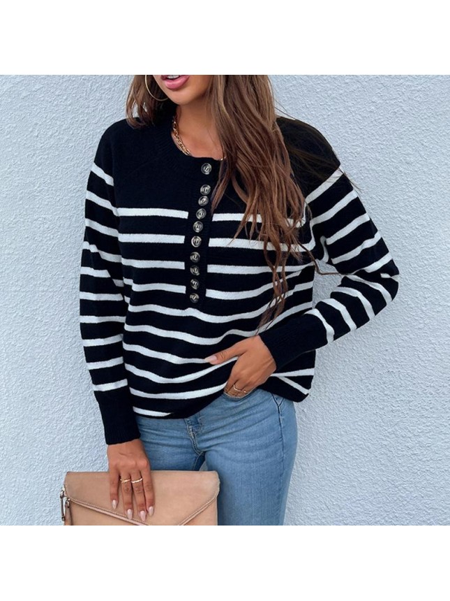 Striped top sweater fashion outfits