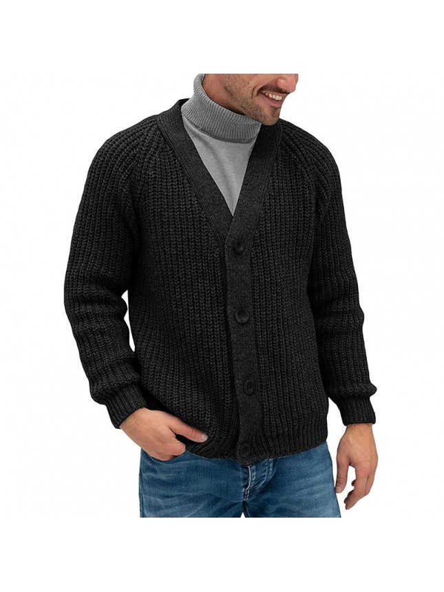Sweater cardigan men’s single breasted knit tops fashion outfits