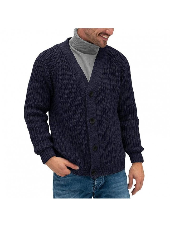 Sweater cardigan men’s single breasted knit tops fashion outfits