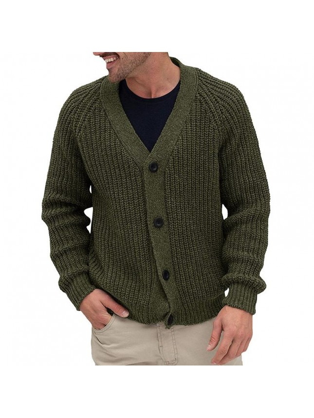 Sweater cardigan men’s single breasted knit tops fashion outfits