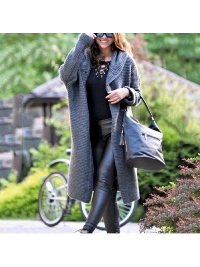Sweater cardigan knit sweater coat long big size cardigan fashion outfits
