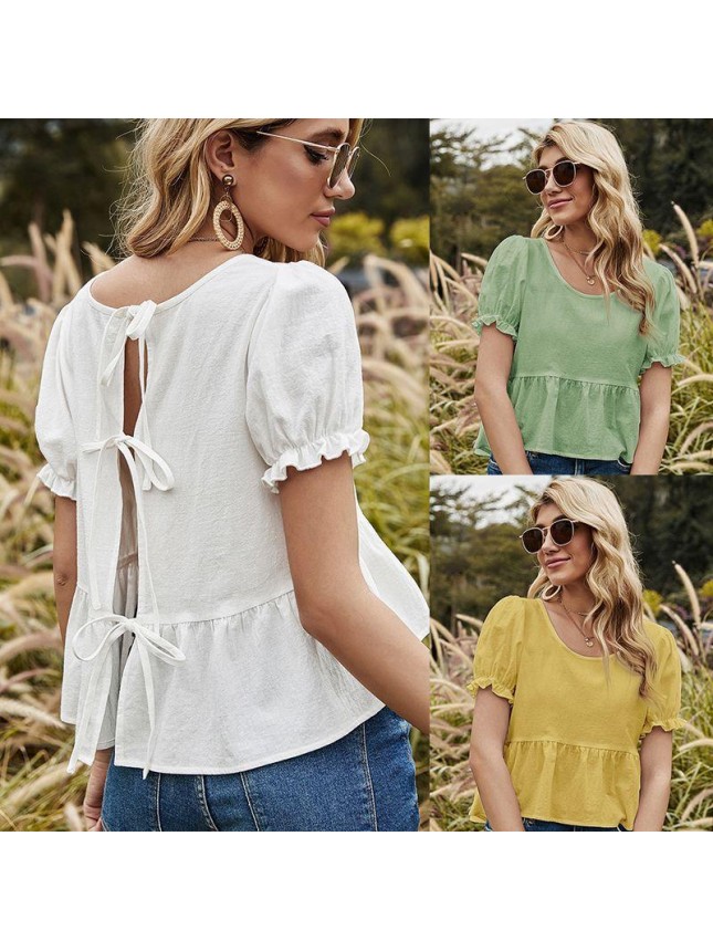 Upper, sweet yellow T shirt