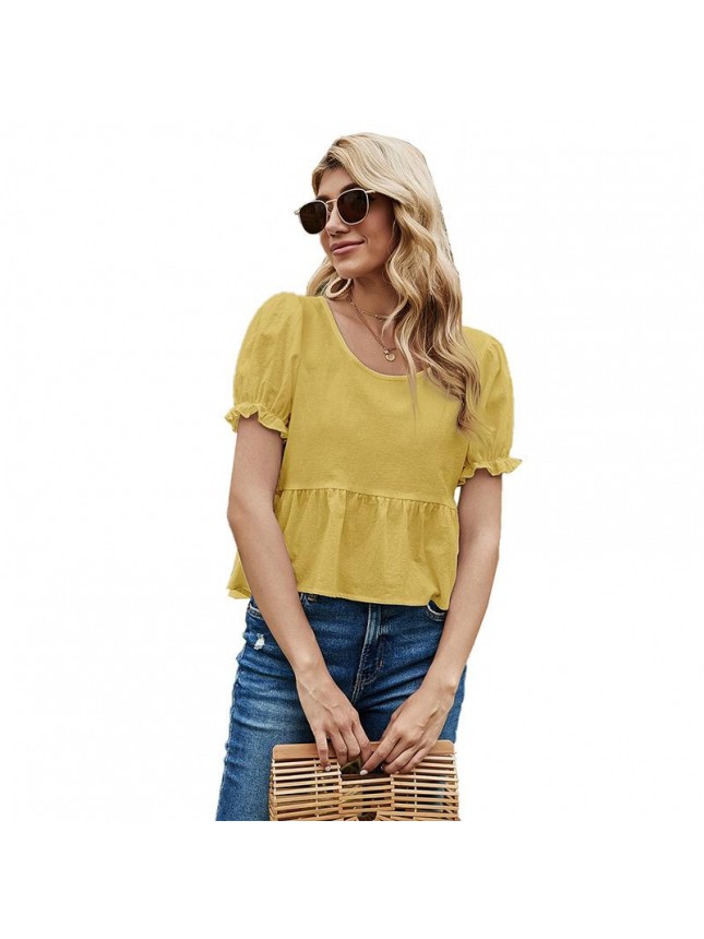 Upper, sweet yellow T shirt
