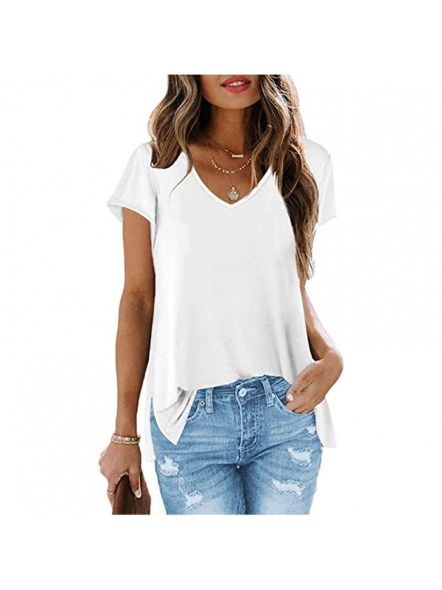 Solid color T shirt pending the fork fashion outfits