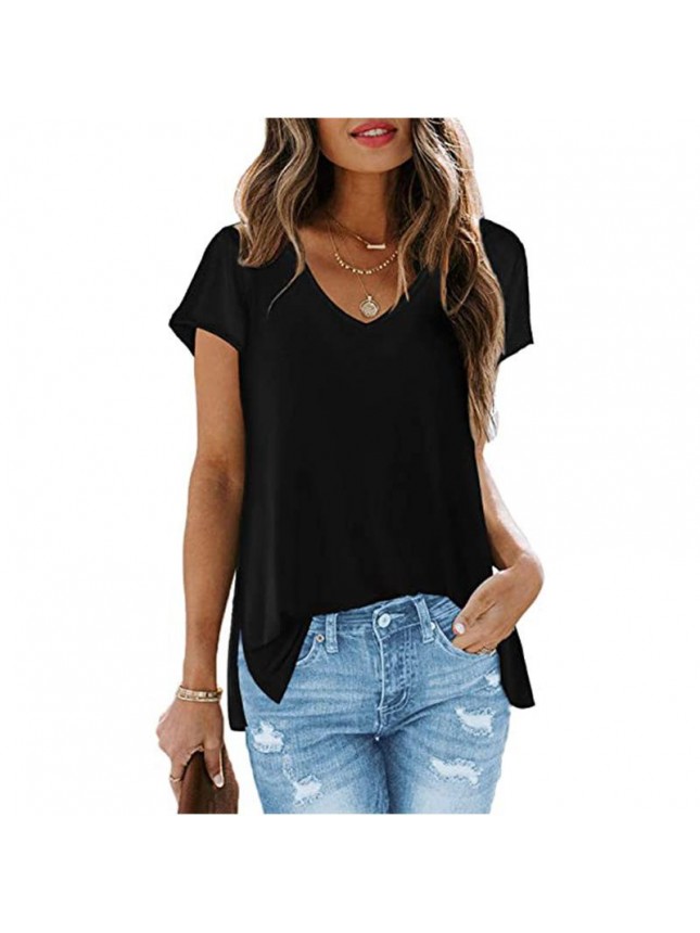 Solid color T shirt pending the fork fashion outfits