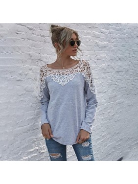 Opened sweater long sleeve shirt