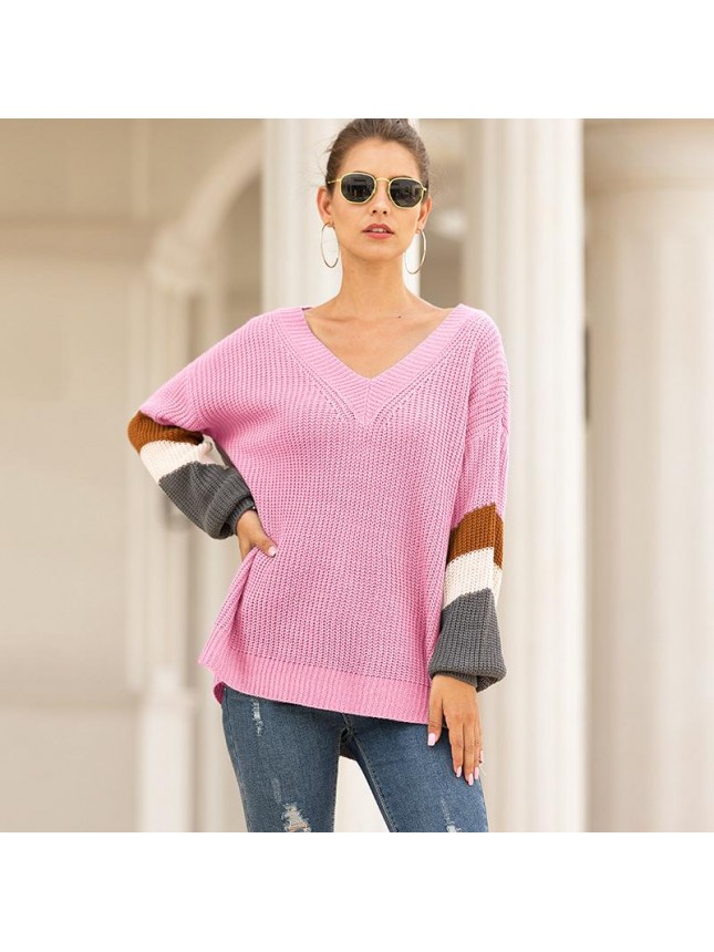 Sweater chicken heart lantern sleeve strique fashion outfits
