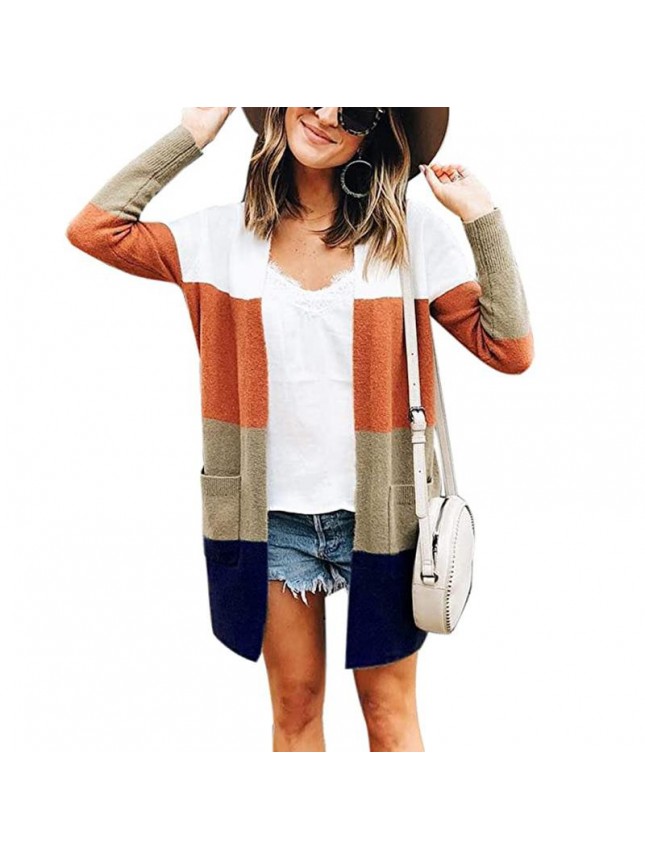 Sweater coat stripes fashion outfits