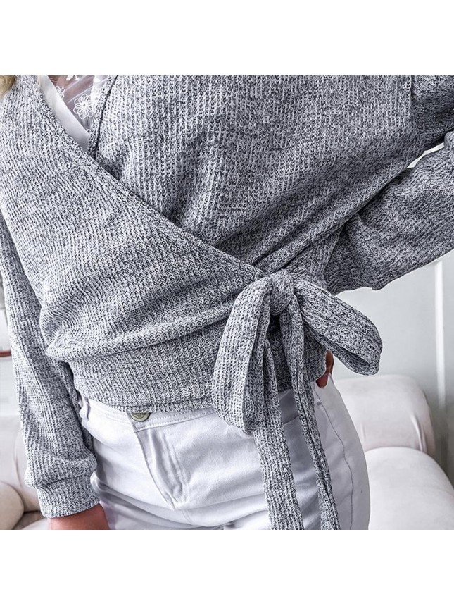 Solid top loose long sleeve T shirt
