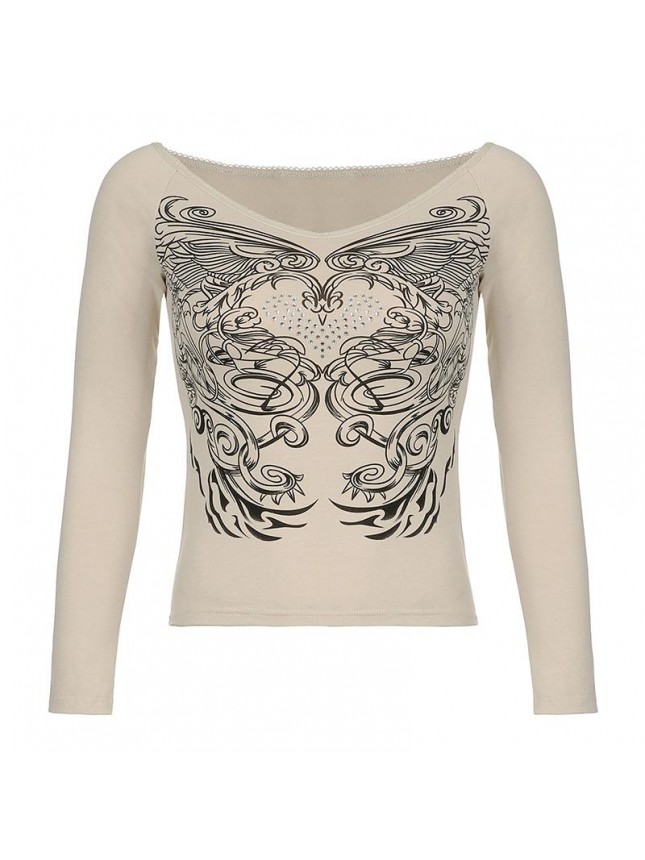 Top Phoenix Printed Balding Lace Lace Bulk Size T Shirt