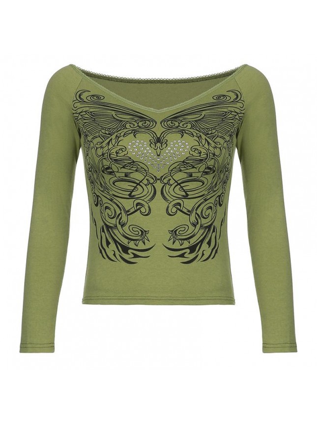 Top Phoenix Printed Balding Lace Lace Bulk Size T Shirt
