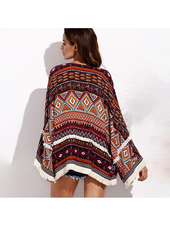 Source shawl printage Beach top shirt jacket