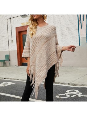 Striped cloak fashion outfits