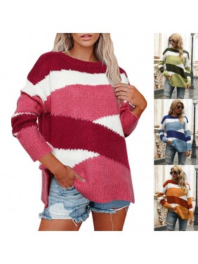 Striped color fashion outfits