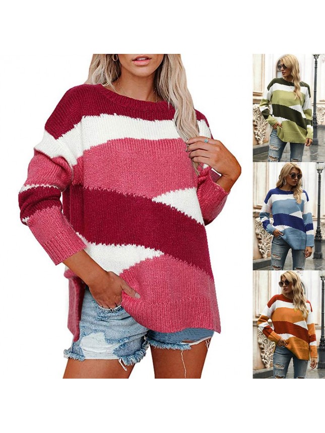 Striped color fashion outfits