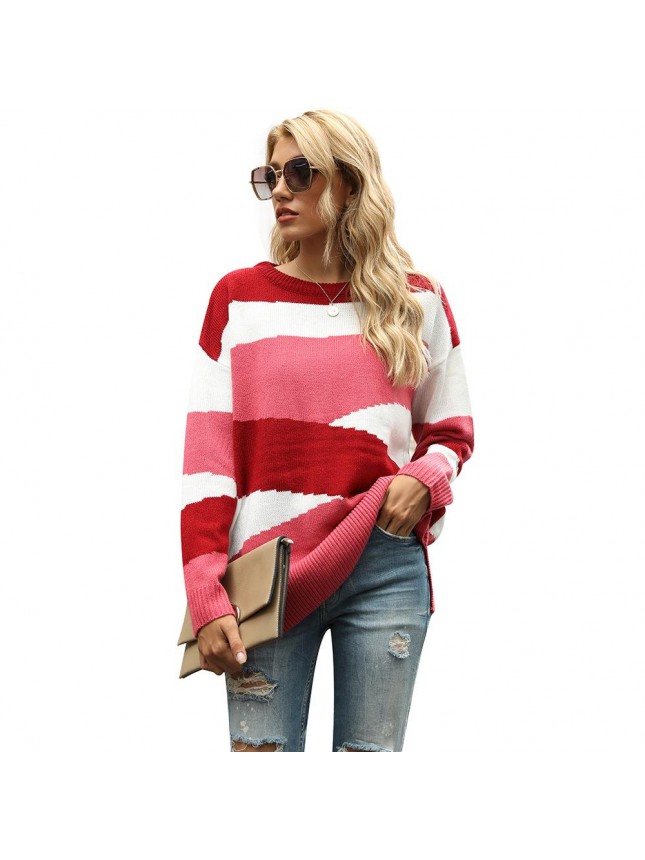 Striped color fashion outfits