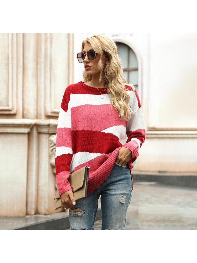 Striped color fashion outfits