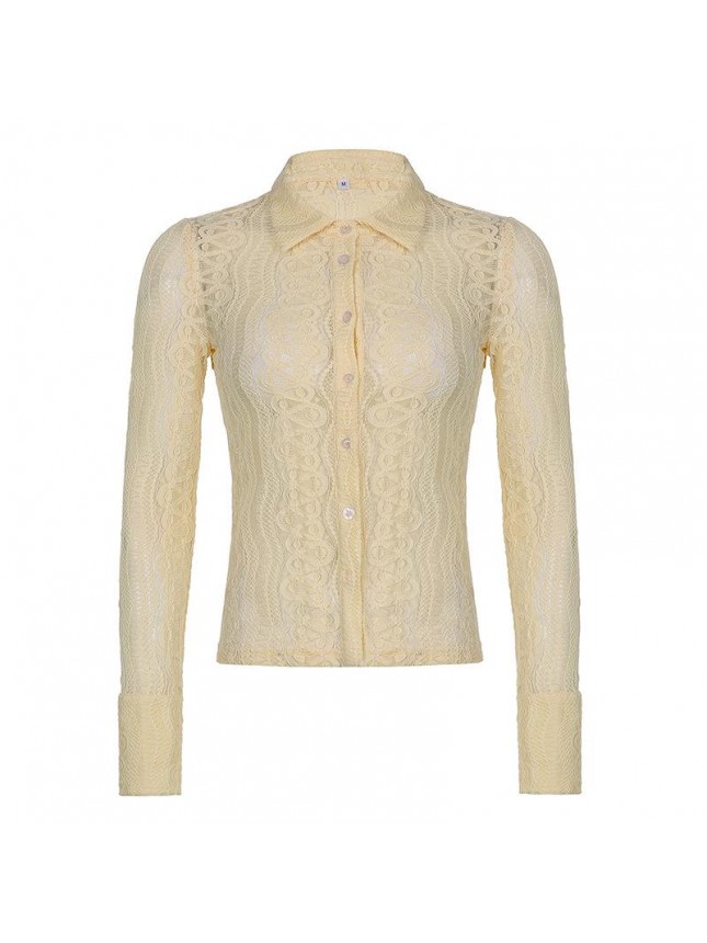 Pressure Retro Perspective Single Scroll Lucong Shirt