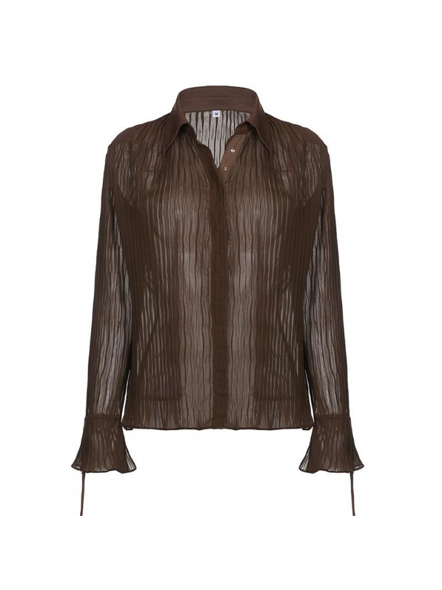 Pressure Retro Perspective Single Scroll Lucong Shirt
