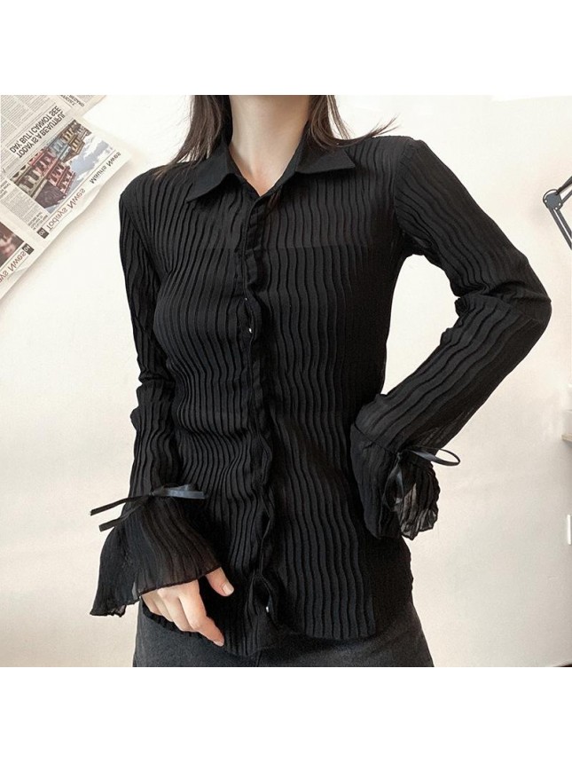 Pressure Retro Perspective Single Scroll Lucong Shirt