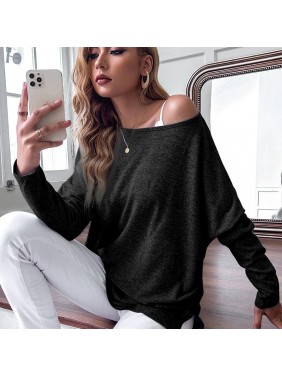 Long sleeved T shirt loose jacket