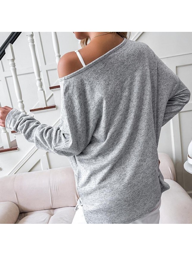 Long sleeved T shirt loose jacket