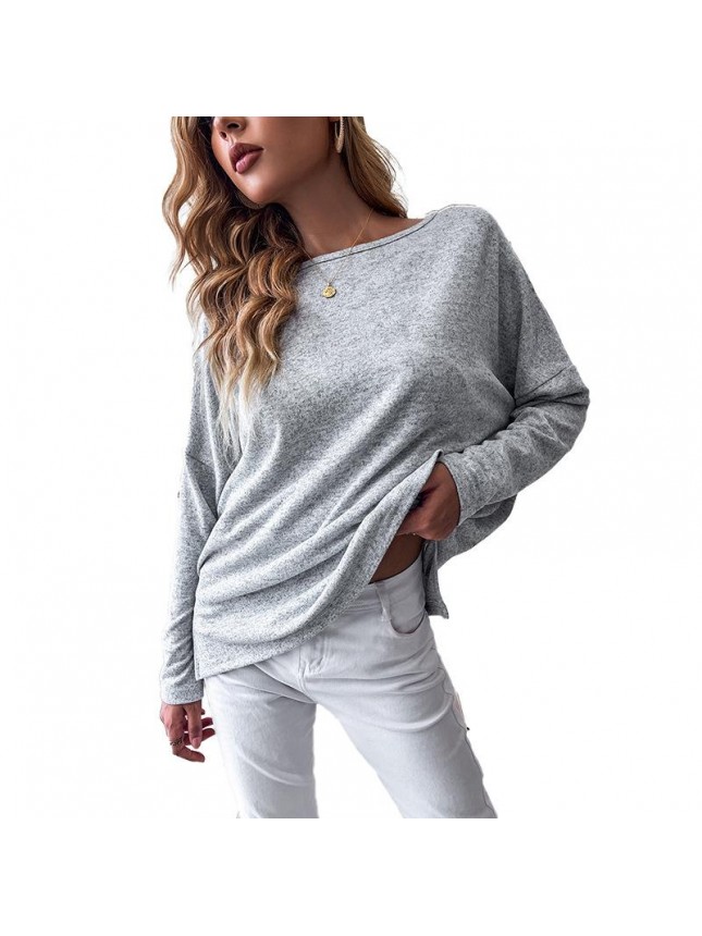 Long sleeved T shirt loose jacket