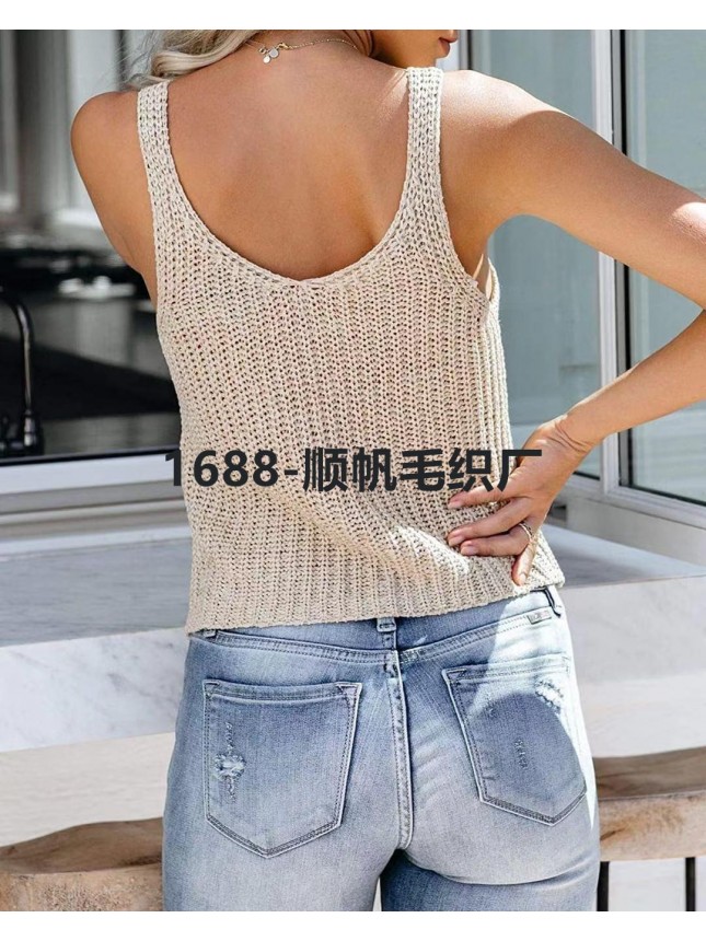 Solid colored stealth home ice silk knit fashion outfits