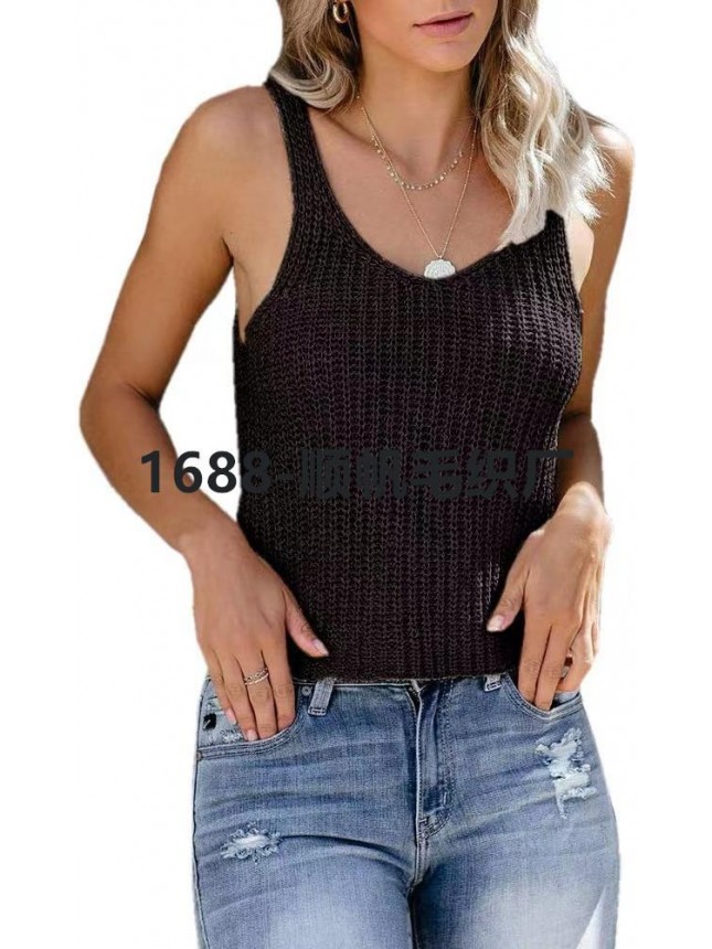 Solid colored stealth home ice silk knit fashion outfits