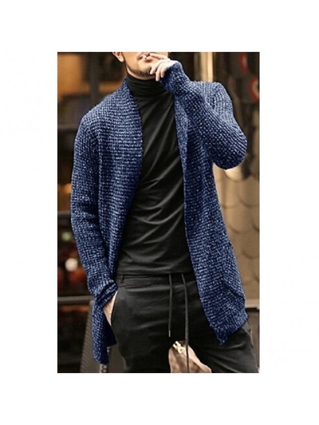 Sweater cardigan long sleeved knitting open shirt coat fashion outfits