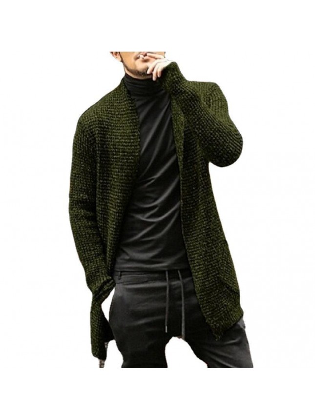 Sweater cardigan long sleeved knitting open shirt coat fashion outfits