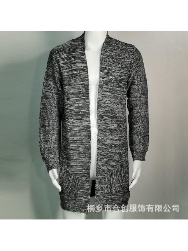 Sweater cardigan long sleeved knitting open shirt coat fashion outfits