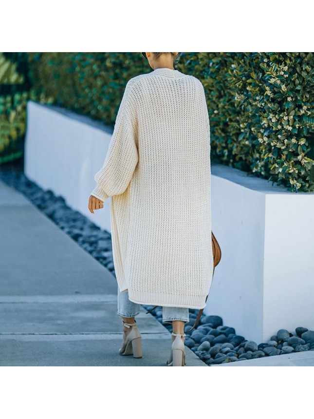 Sweater cardigan long sleeve knitted fashion outfits