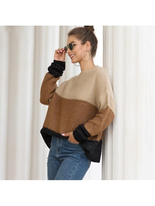 Striped color matching thick line fashion outfits