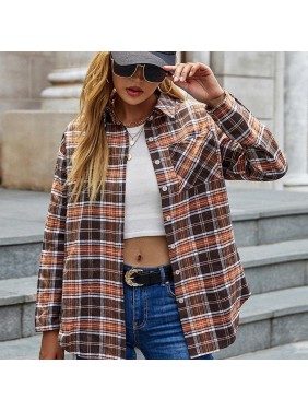 Plaid ÍâÌ× µ¥ ÅÅ ·­ ·­ ËÉ ³¤¿î long sleeve shirt