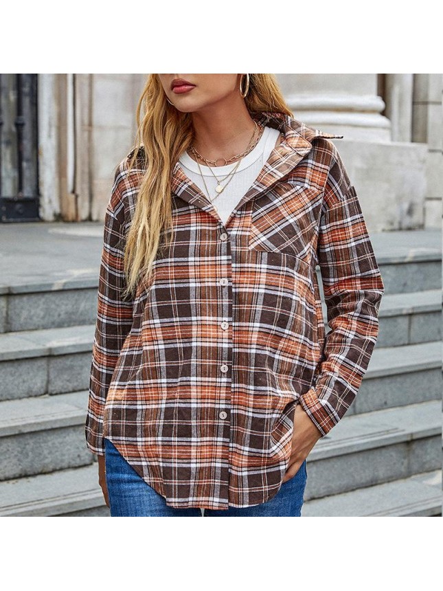 Plaid ÍâÌ× µ¥ ÅÅ ·­ ·­ ËÉ ³¤¿î long sleeve shirt