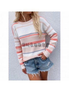 Striped sweater large size sweater fashion outfits