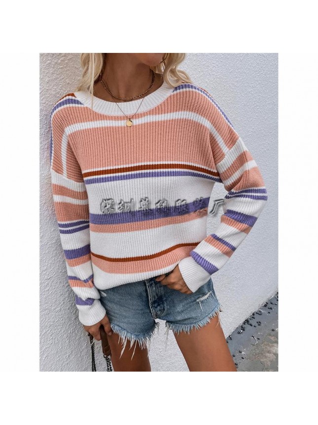 Striped sweater large size sweater fashion outfits