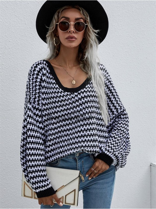 Striped sweater large size sweater fashion outfits