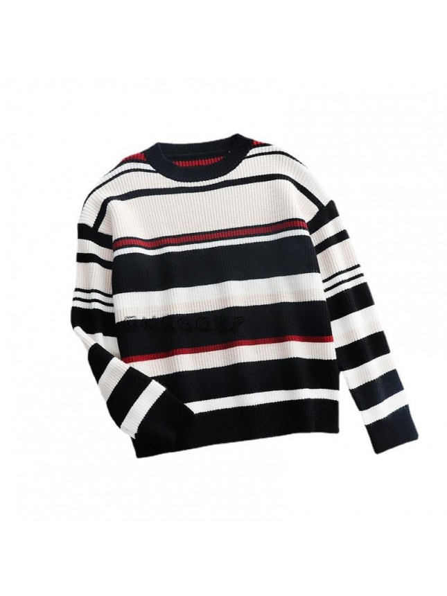 Striped sweater large size sweater fashion outfits