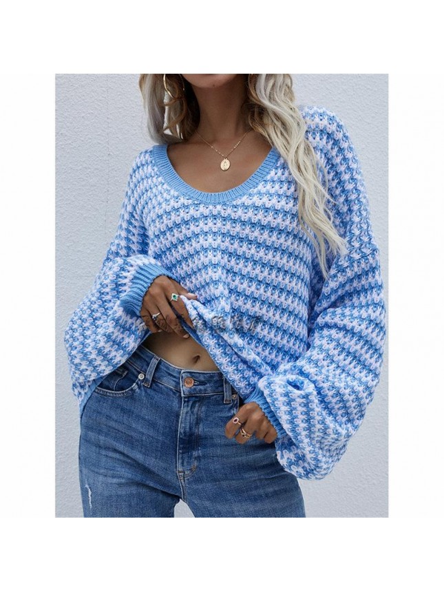 Striped sweater large size sweater fashion outfits