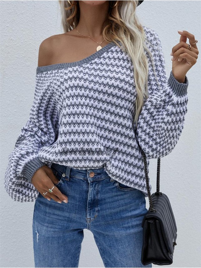 Striped sweater large size sweater fashion outfits